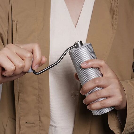 Timemore Chestnut C3 Кофемолка ручная серебристая, фото , изображение 7