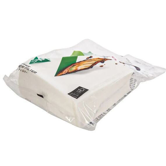 Hario VCF-02-100W V60 02 Бумажные фильтры белые 100 шт., фото , изображение 2 Hario VCF-02-100W V60 02 Бумажные фильтры белые 100 шт., фото , изображение 2