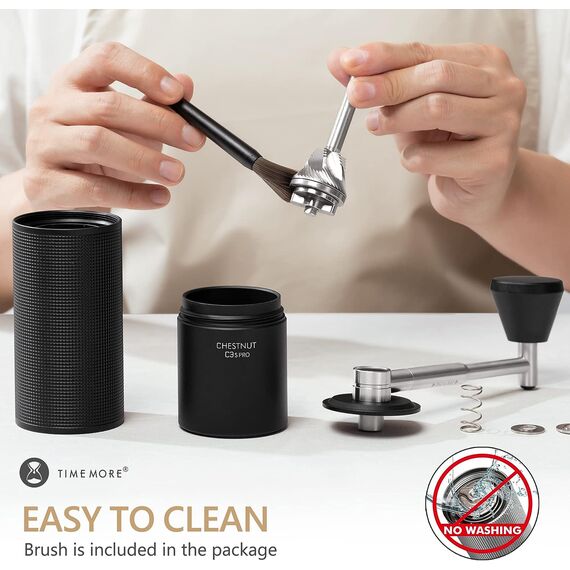 Timemore Chestnut C3s Pro Кофемолка ручная черная, фото , изображение 8
