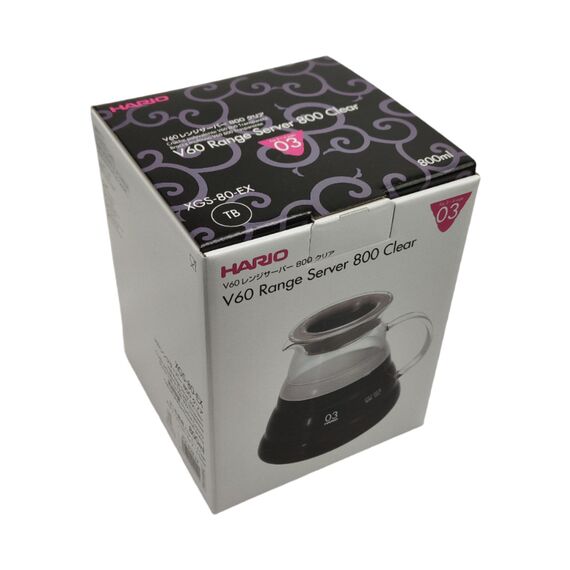 Кофейник Hario V60 Clear Range Server 800 мл, фото , изображение 2