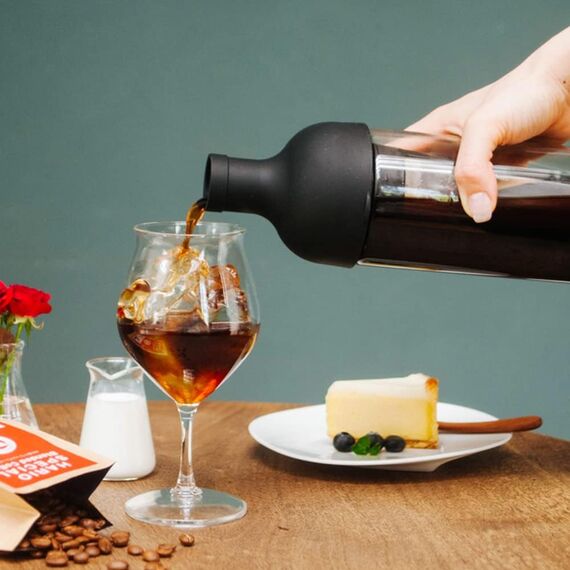 Hario Filter-In Coffee Bottle Бутылка для заваривания кофе черная, фото , изображение 5