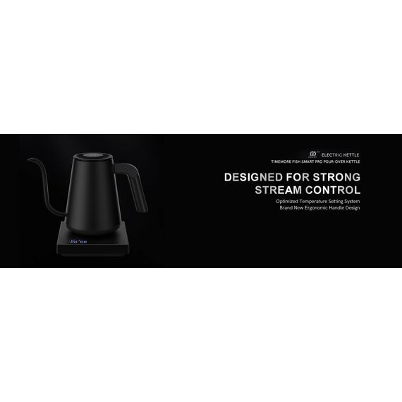 Timemore Fish Smart Pro Электрочайник 900 мл чёрный для правой руки, фото , изображение 7