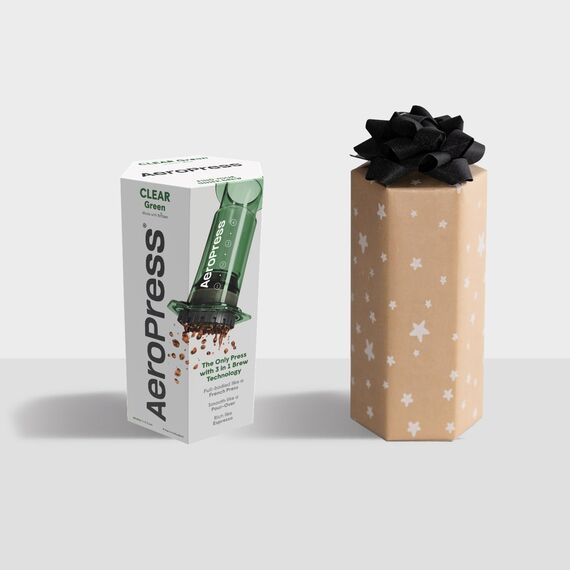 AeroPress Clear Кофеварка ручная зеленая, фото , изображение 5