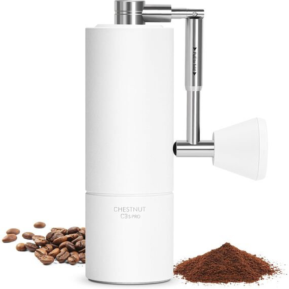 Timemore Chestnut C3s Pro Кофемолка ручная белая, фото 