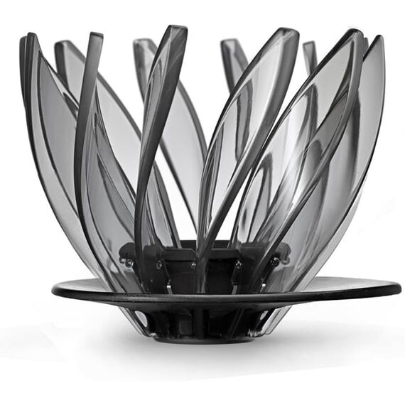 Hario V60 Suiren 02 Пластиковый пуровер прозрачный чёрный, фото 