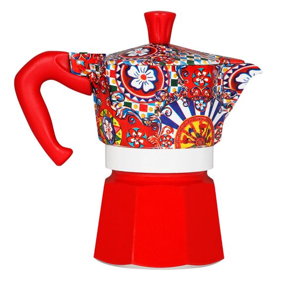 Bialetti 5329 Moka Express Dolce&Gabbana на 3 чашки Гейзерная кофеварка, фото , изображение 2