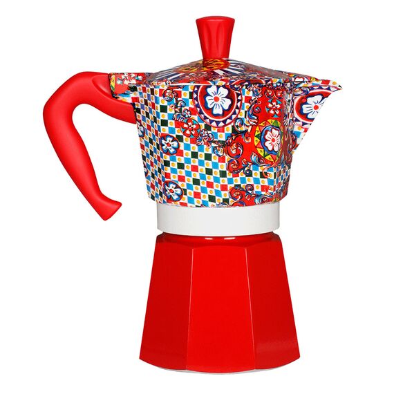 Bialetti 5329 Moka Express Dolce&Gabbana на 6 чашек Гейзерная кофеварка, фото , изображение 2 Bialetti 5329 Moka Express Dolce&Gabbana на 6 чашек Гейзерная кофеварка, фото , изображение 2
