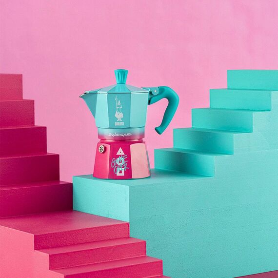 Bialetti 5393 Moka Express Squid Game на 6 чашек Гейзерная кофеварка, фото , изображение 3