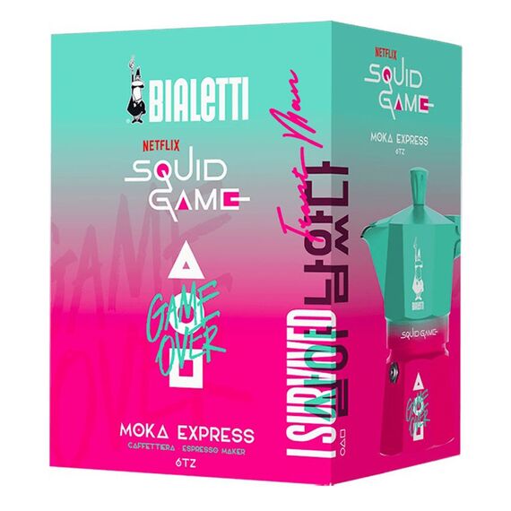 Bialetti 5393 Moka Express Squid Game на 6 чашек Гейзерная кофеварка, фото , изображение 4