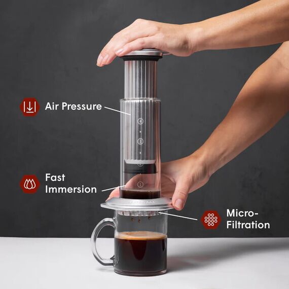 AeroPress Premium Кофеварка ручная, фото , изображение 2