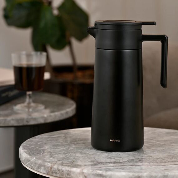 Hario CHP-800-B Сервер-термос стальной с керамическим покрытием 800 мл черный, фото , изображение 2