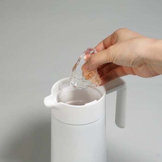 Hario CHP-800-W Сервер-термос стальной с керамическим покрытием 800 мл белый, фото , изображение 4