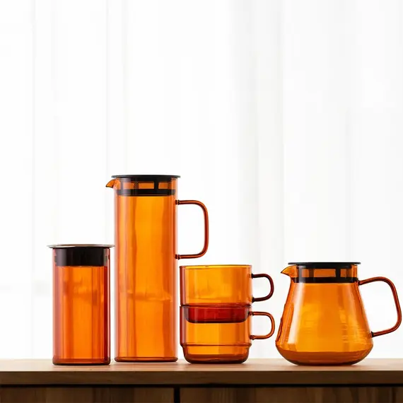 Hario HCT-600-AB Colors Сервер для кофе и чая 600 мл янтарный, фото , изображение 2