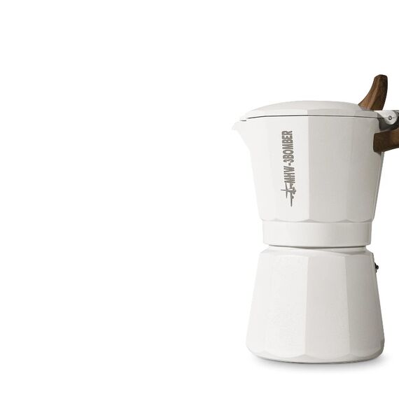MHW-3BOMBER Гейзерная кофеварка 100 мл белая, фото , изображение 3