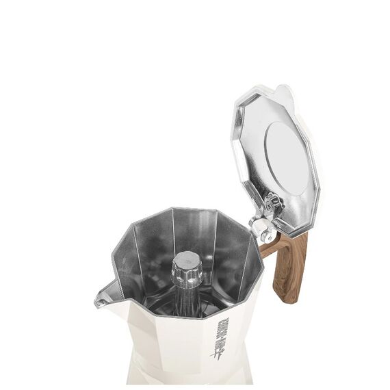 MHW-3BOMBER Гейзерная кофеварка 100 мл белая, фото , изображение 5