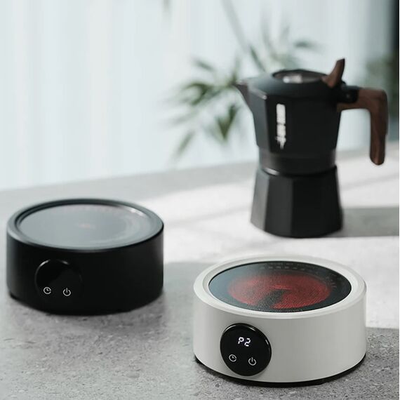 MHW-3BOMBER RC7080W-OS Мини-плитка для гейзерной кофеварки белая, фото , изображение 10