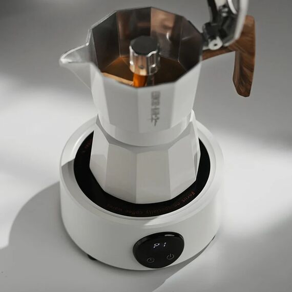 MHW-3BOMBER RC7080W-OS Мини-плитка для гейзерной кофеварки белая, фото , изображение 8