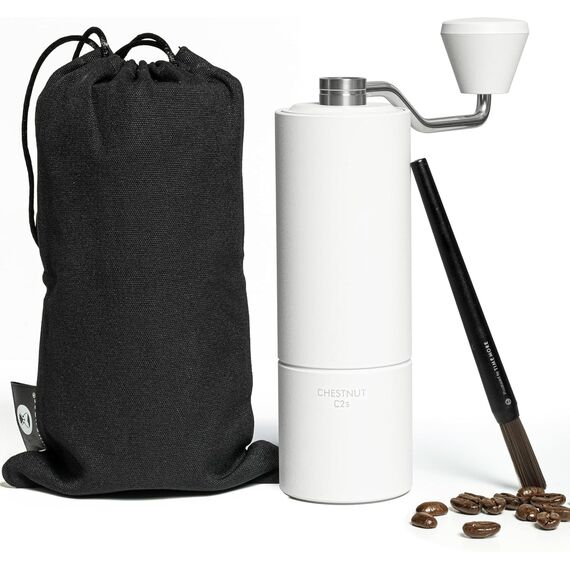 Timemore Chestnut C2s Кофемолка ручная белая, фото , изображение 2