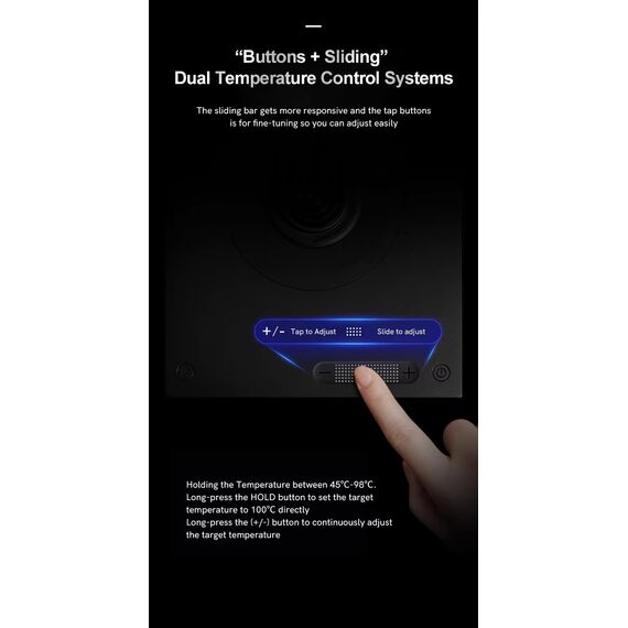 Timemore Fish Smart Pro Электрочайник 900 мл белый для правой руки, фото , изображение 10