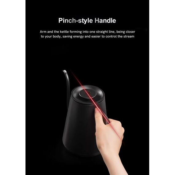 Timemore Fish Smart Pro Электрочайник 900 мл белый для правой руки, фото , изображение 18