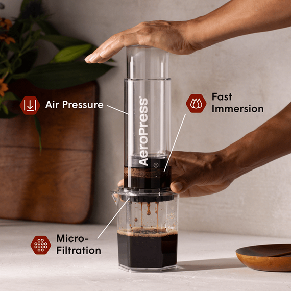 AeroPress Clear XL комплект