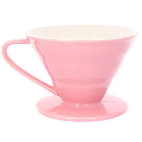 Керамический пуровер Tiamo V02 розовый, фото , изображение 4