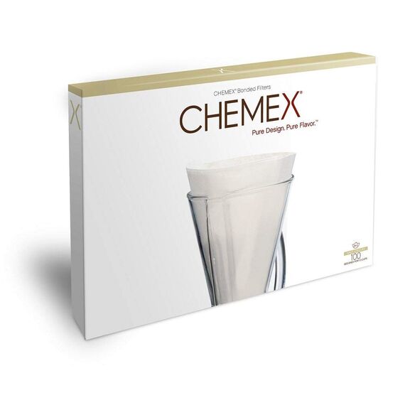 Chemex Фильтры круглые для кофеварок на 1-3 чашки 100 шт, фото , изображение 2