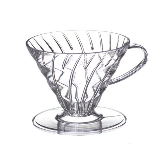 Hario V60 02 Пластиковый пуровер прозрачный, фото 