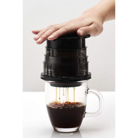 Кофеварка Cafflano Kompact черная, фото , изображение 8