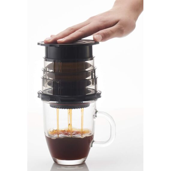 Кофеварка Cafflano Kompact черная, фото , изображение 9