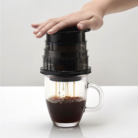 Кофеварка Cafflano Kompact черная, фото , изображение 13